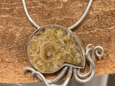 Ammonite & Sterling Silver
SOLD