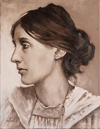 Virginia Woolf
Oil on canvas
18"x14"