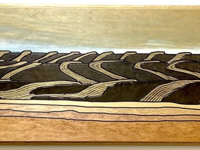“Left, Right, Left”
A Prairie Seen #64
16.5" x 33.5”
Maple Veneer, Stains & Lacquer
SOLD