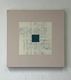 "Hush, Center Deep Green"
2021
23" x 23"
Acrylic paint, mediums, graphite on canvas