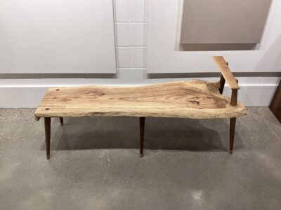 Die Bank: Elm & Walnut Bench