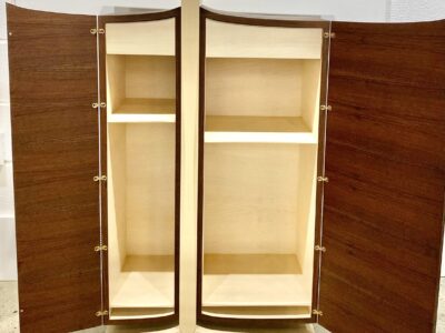 Scotch Bar, Louro Preto & Figured English Sycamore,
27 ¼” L x 41” H 13 ½” W, 2020